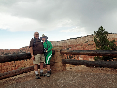 The two RV Gypsies at Inspiration Point